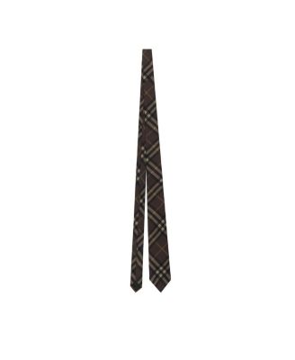 Check Silk Tie