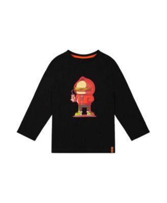 Boys' Organic Cotton Crew Neck Street Graphic Long Sleeve T-Shirt - Little Kid, Big Kid