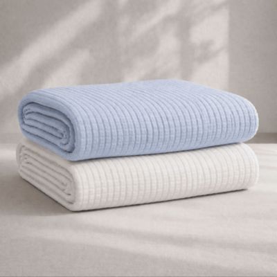 Subway Tile Matelass&eacute; Blanket