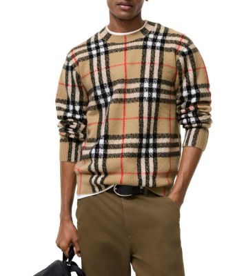  Check Cashmere Sweater