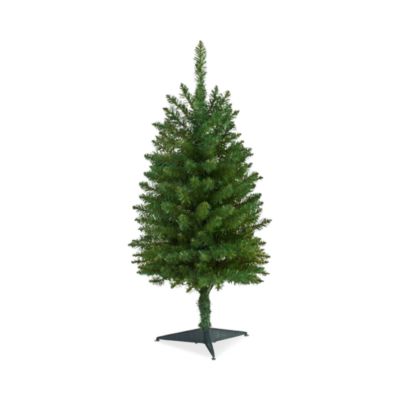 3' Artificial Slim Green Mountain Pine Christmas Tree