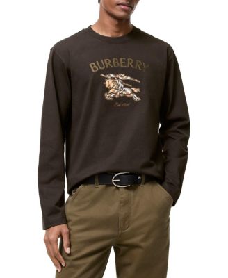  Knight Check Cotton Long-sleeve T-shirt