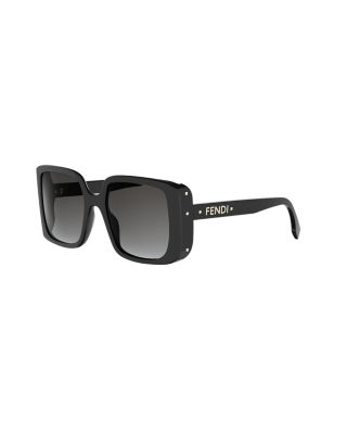 Frame Oversized Square Sunglasses, 55mm