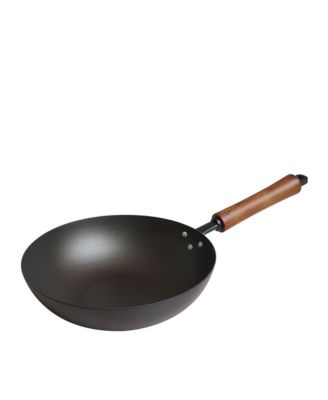  Carbon Steel Preseasoned Stir Fry Pan, 17.35" L x 9.5" W x 4.13" H