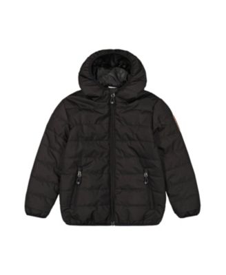 Unisex Insulating Quilted Mid-Season Hooded Zip Jacket - Little Kid, Big Kid
