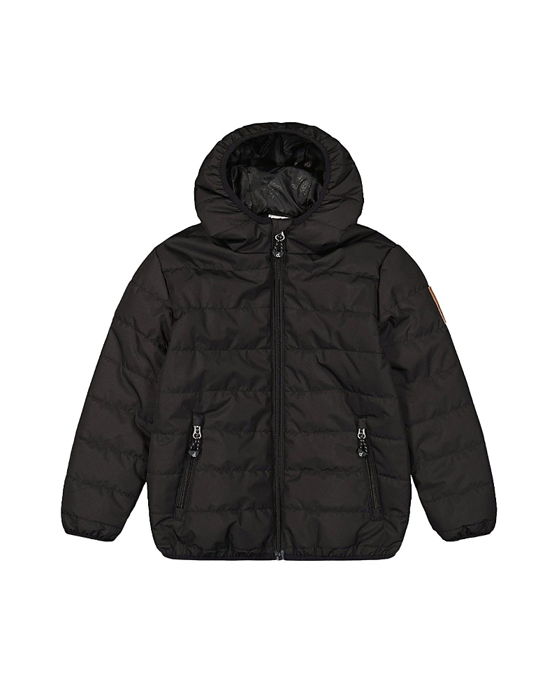 Deux par Deux Unisex Insulating Quilted Mid-Season Hooded Zip Jacket - Little Kid, Big Kid