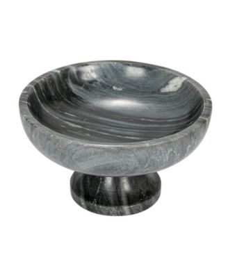  Marble Footed Pedestal Bowl