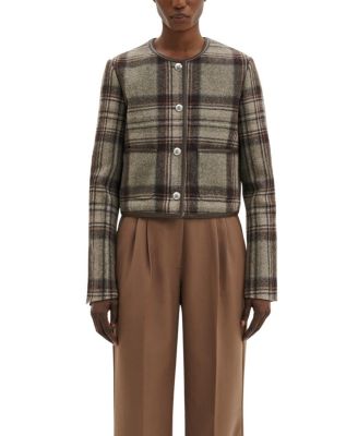  Ninette Tailored Wool Crop Jacket