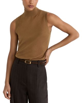 Evelyn Wool Sleeveless Top