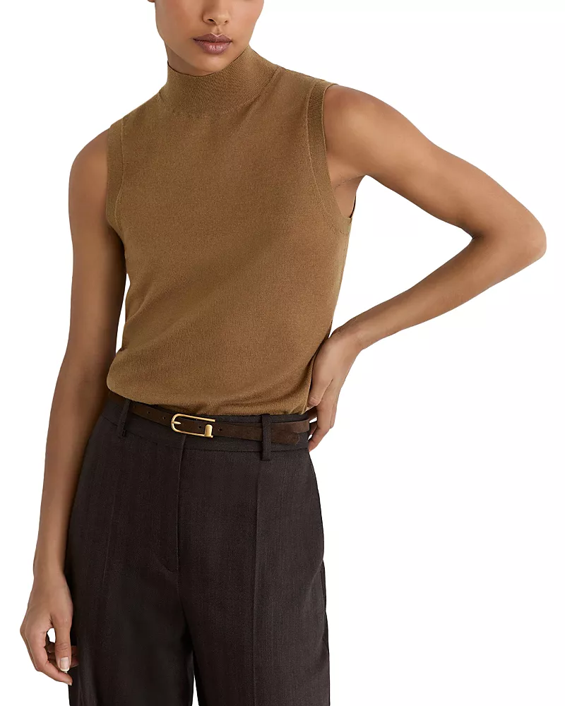 Reiss Evelyn Wool Sleeveless Top