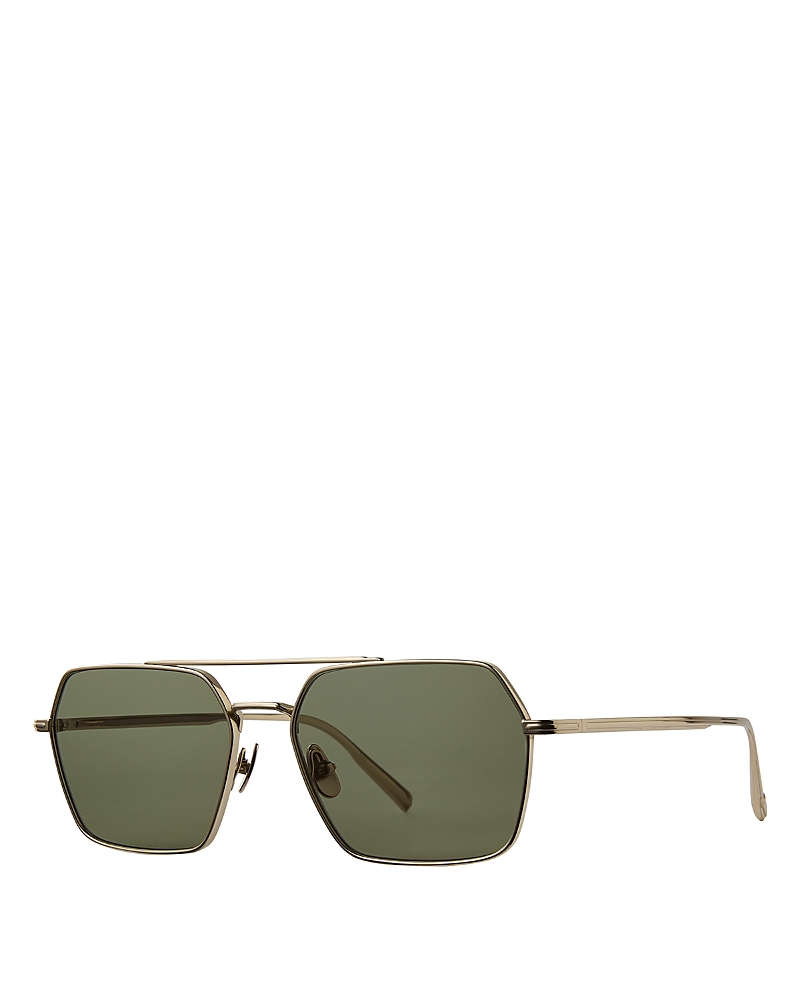 Garrett Leight Alta Rectangular Sunglasses, 57mm