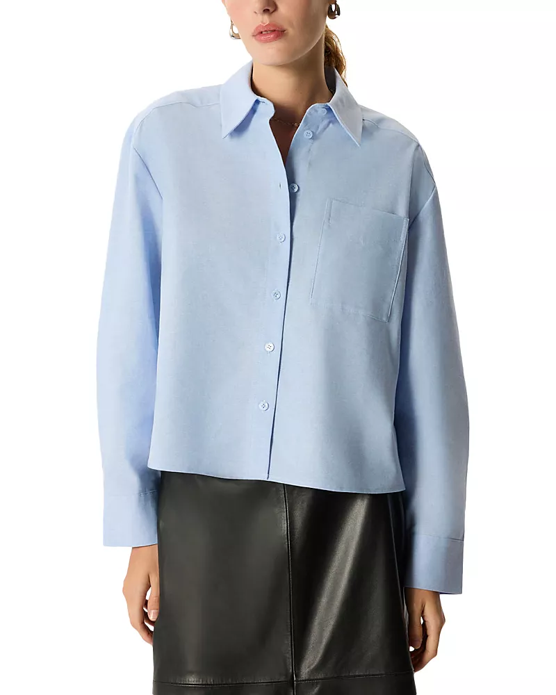 Whistles Cotton Boxy Shirt