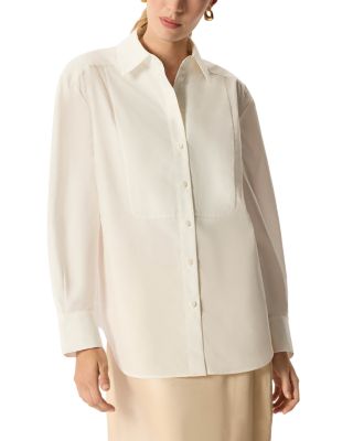 Cotton Bib Detail Shirt