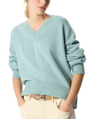 Cotton V Neck Sweater