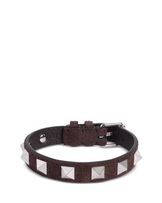 Rockstud Leather Bracelet