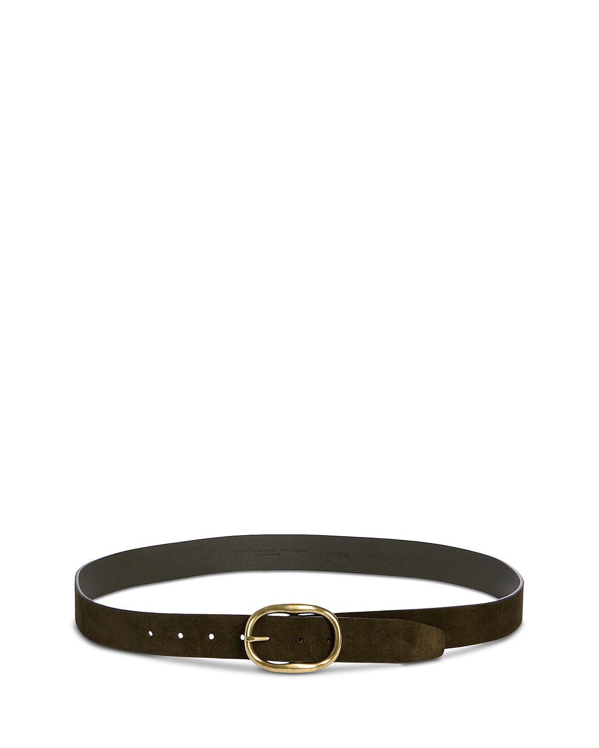 Madewell Women's Oval Buckle Suede Belt