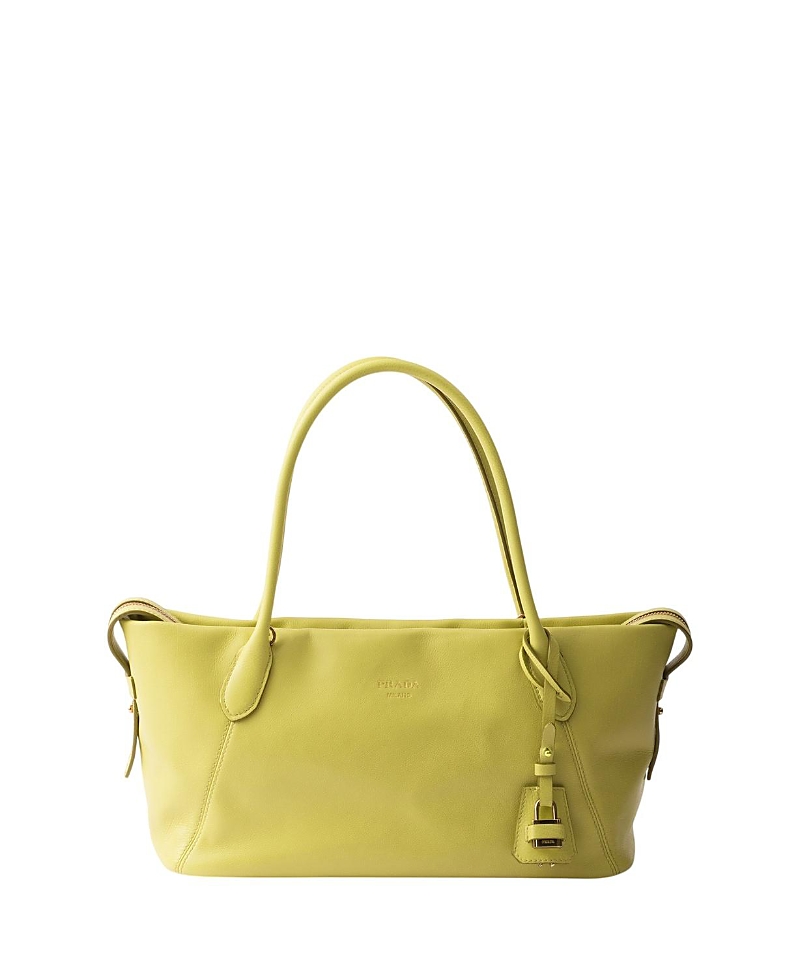 Prada Large Leather Tote Bag · OS