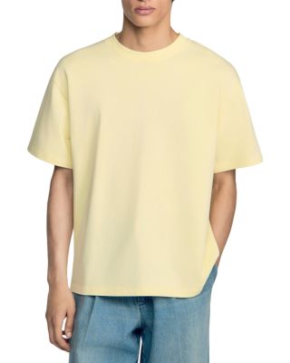 Oversized Cotton Crewneck T-Shirt