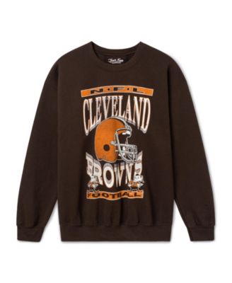 Unisex Cleveland Browns Helmet Flea Market Crew Fleece
