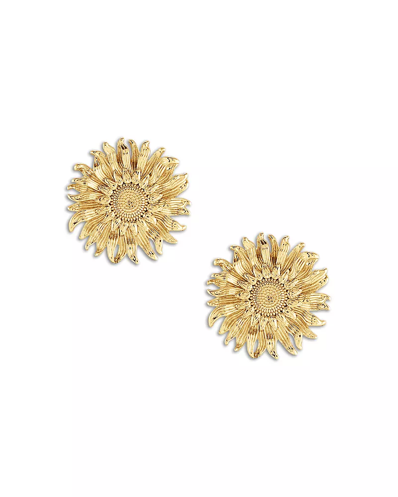Anabel Aram Sunflower Stud Earrings