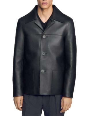 Philip Buttoned Lambskin Jacket