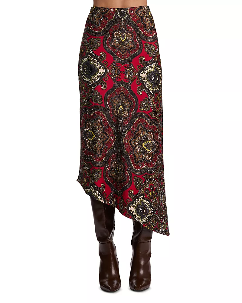Alice and Olivia Maeve Asymmetric Skirt