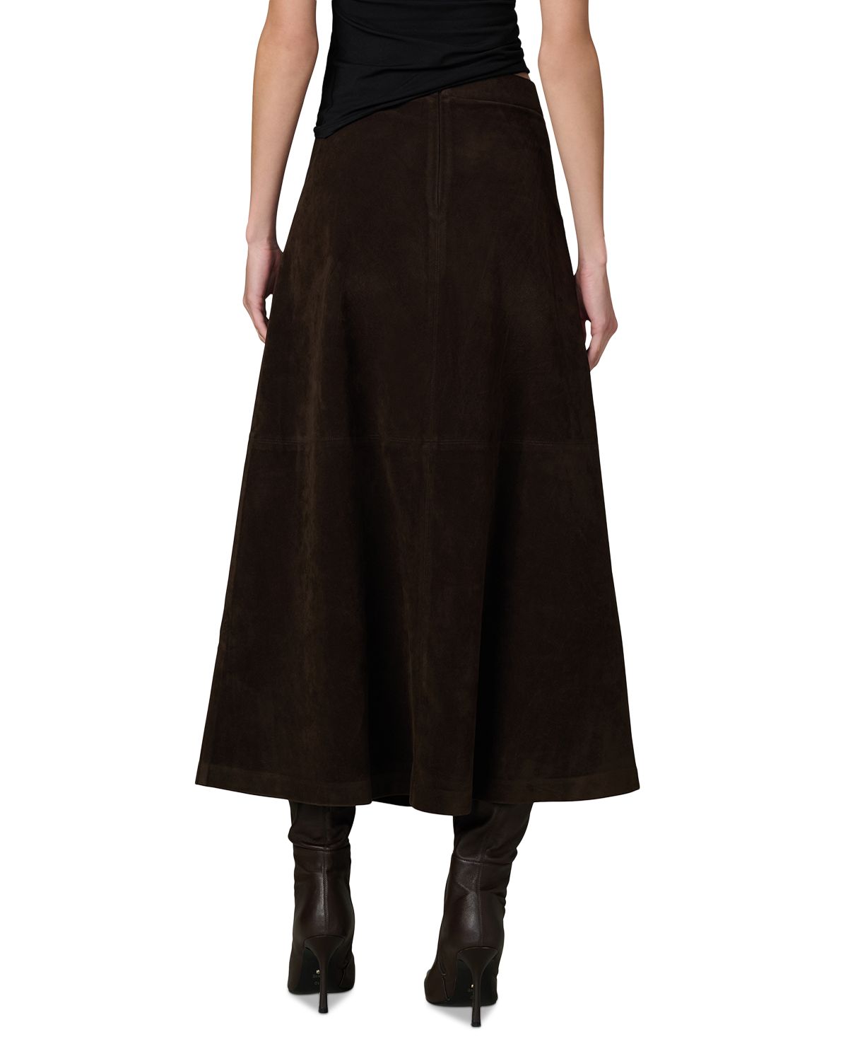 The Tavi Faux Suede Skirt thumbnail 3