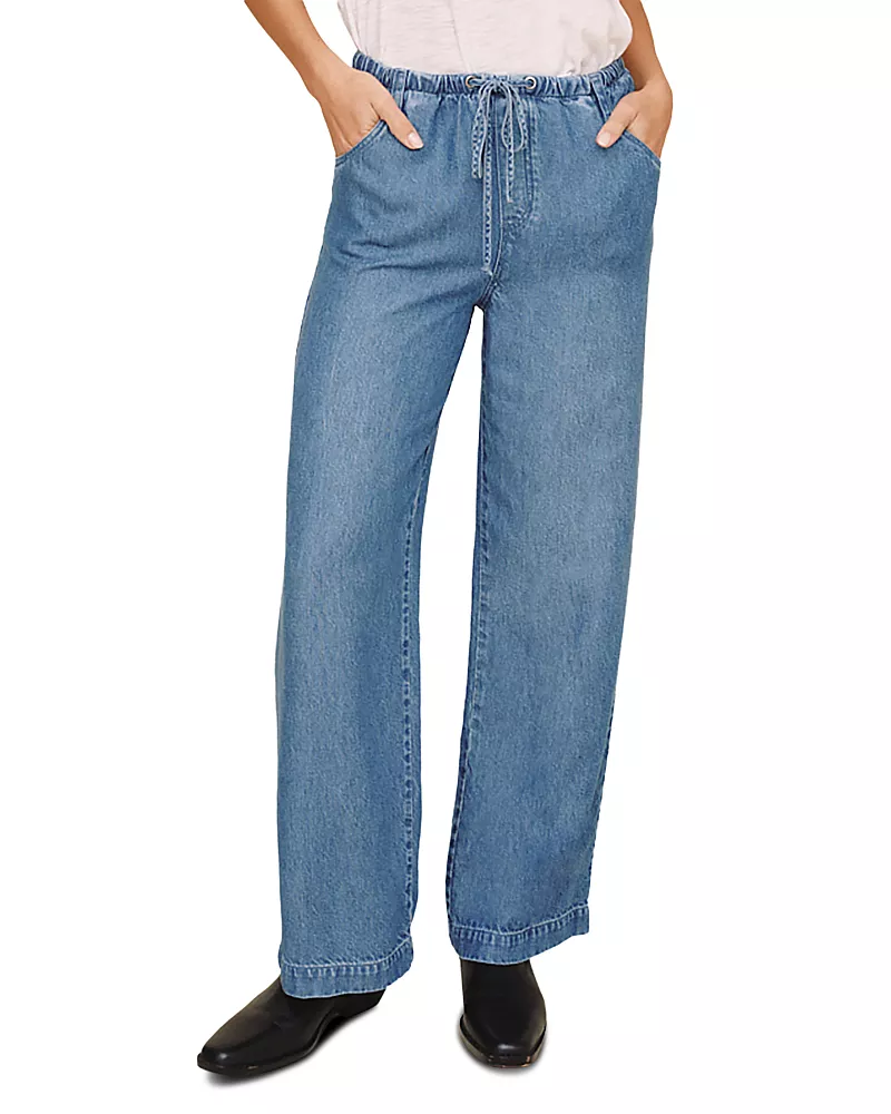 Bella Dahl Drawstring High Rise Jeans in Relist