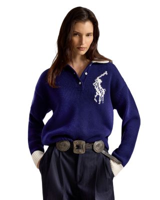 Big Pony Wool Rugby Sweater