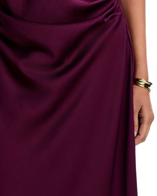 Monica Satin Midi Dress - thumbnail 3