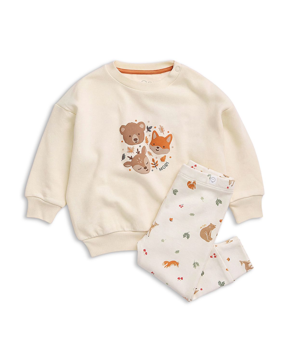 Mori Unisex Woodland Sweatshirt & Leggings Set - Baby