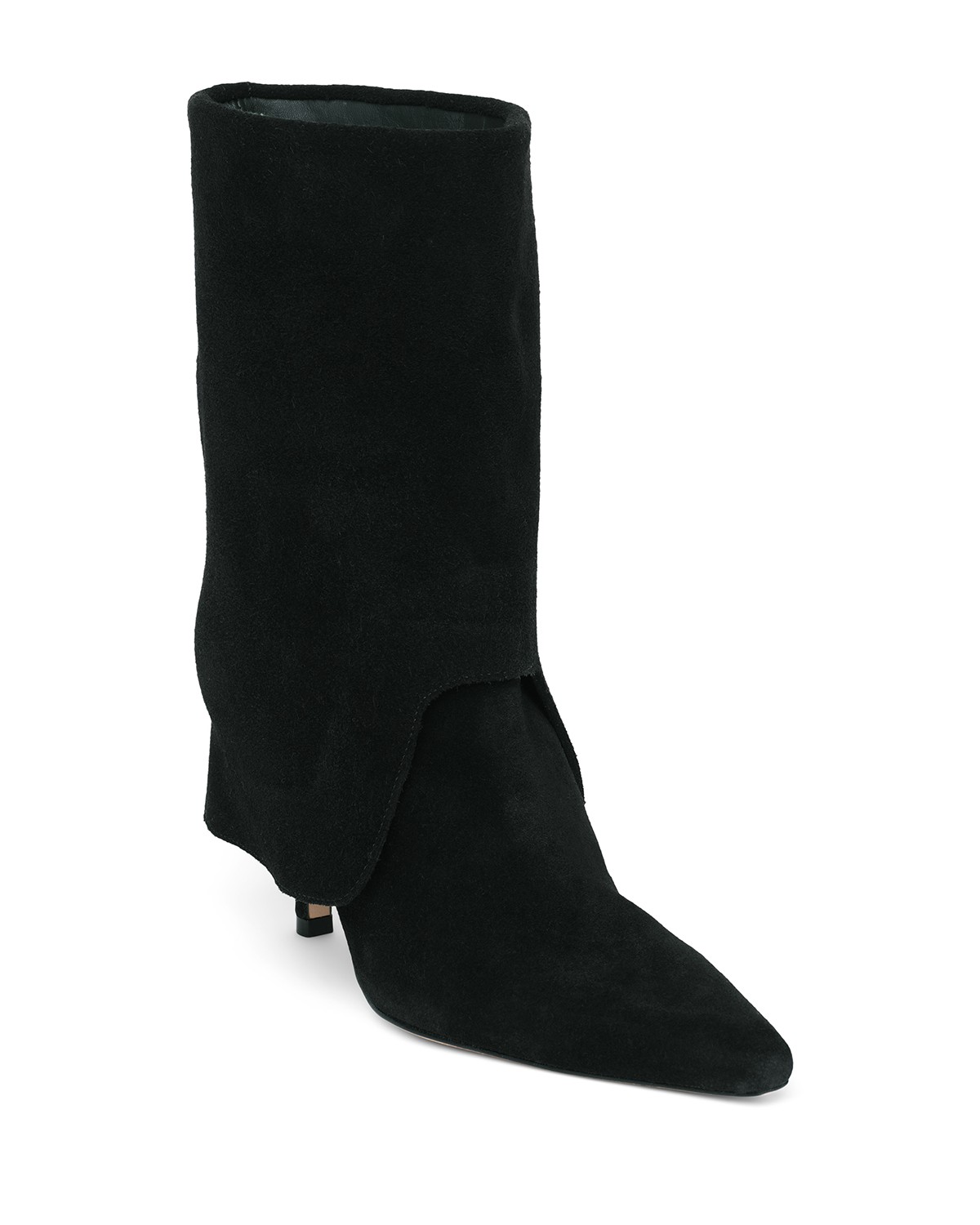 Anita Fold Over Suede Booties