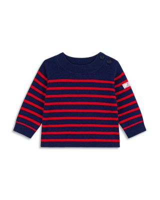 Boys' Wool & Cotton Striped Sweater - Baby