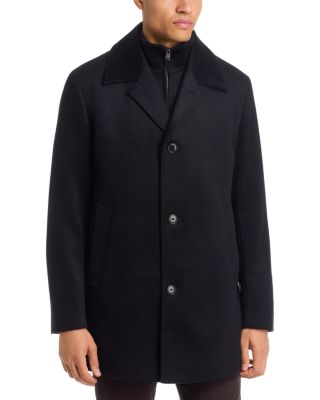 Clark Wool Blend Three In One Coat & Knitwear Vest Insert
