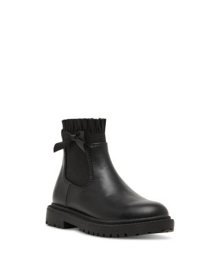 Girls' Bubbles Ruffled Lug Sole Boots – Toddler