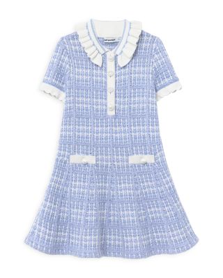 Girls' Check Knit Dress - Little Kid, Big Kid