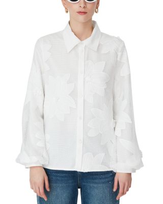 Lace Appliqu&eacute; Blouse