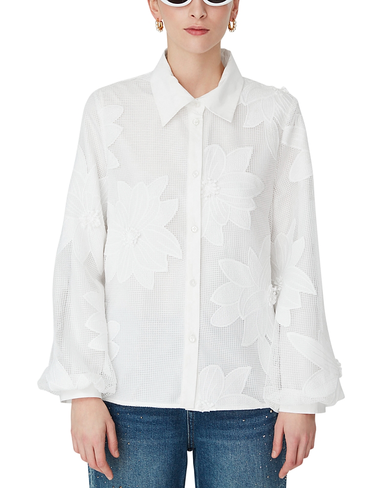 Jovonna London Lace Applique Blouse