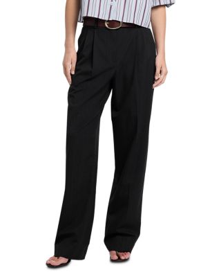 Ivy Wool-Blend Pleat Front Pants 