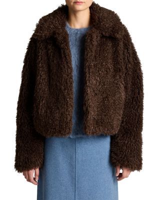 Faux Fur Cropped Jacket