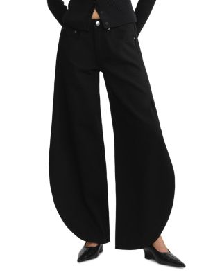 Rori High Rise Wide Barrel HIGHLUXE™ Jeans in Black