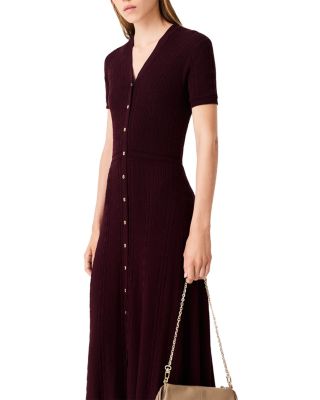 Rablina Button Front Knit Dress - thumbnail 2