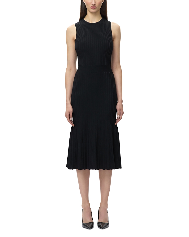 Herve Leger The Lauren Flare Hem Midi Dress