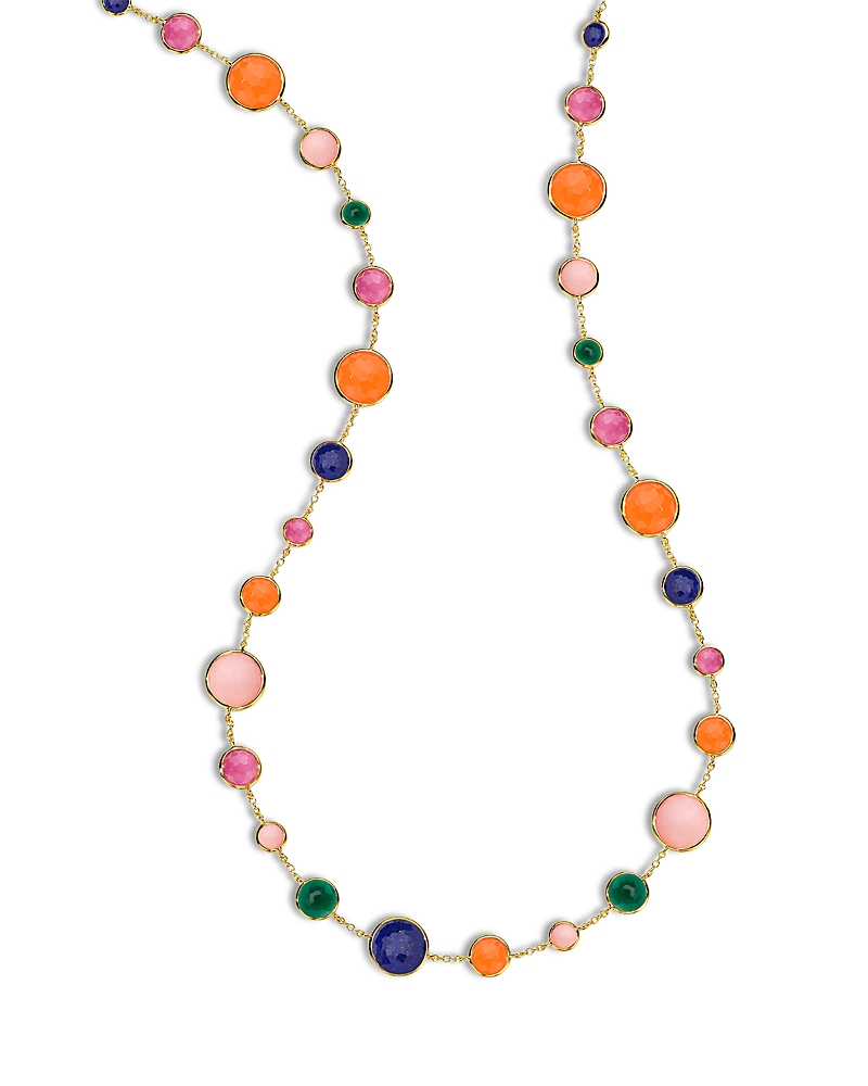 Ippolita 18K Yellow Gold Lollipop Multi Stone Lollitini Festa Long Necklace, 36