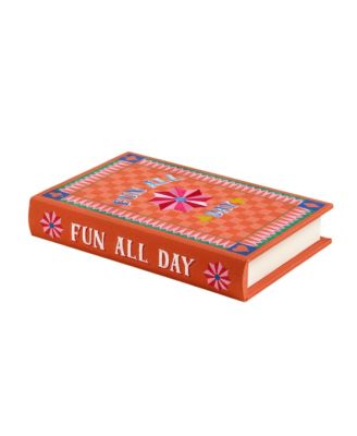  Meilin Embroidered Wood Box, 7x11