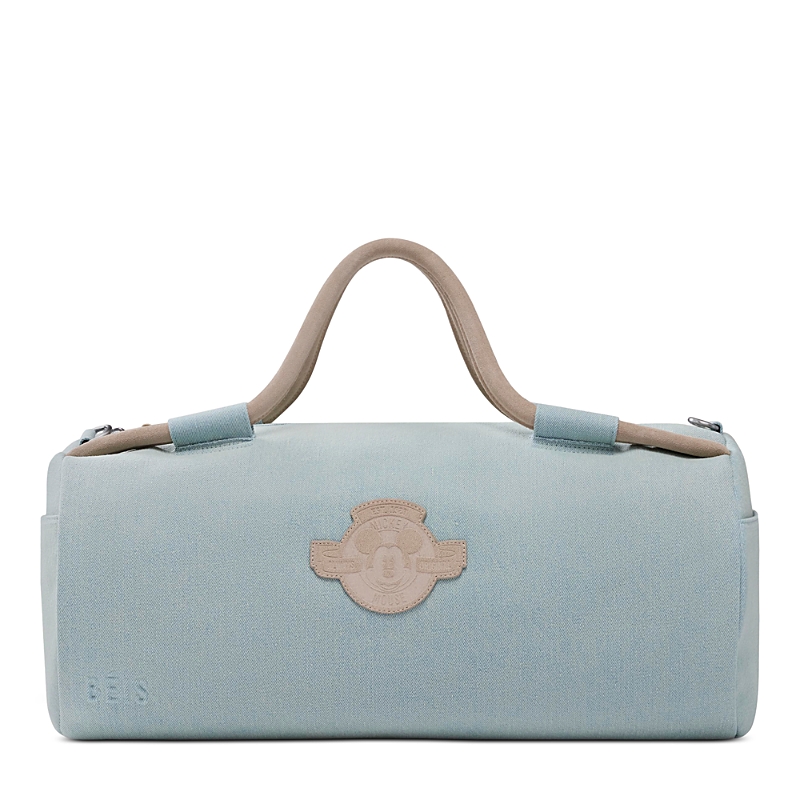 Beis The Disney Large Duffle In Blue Jeans