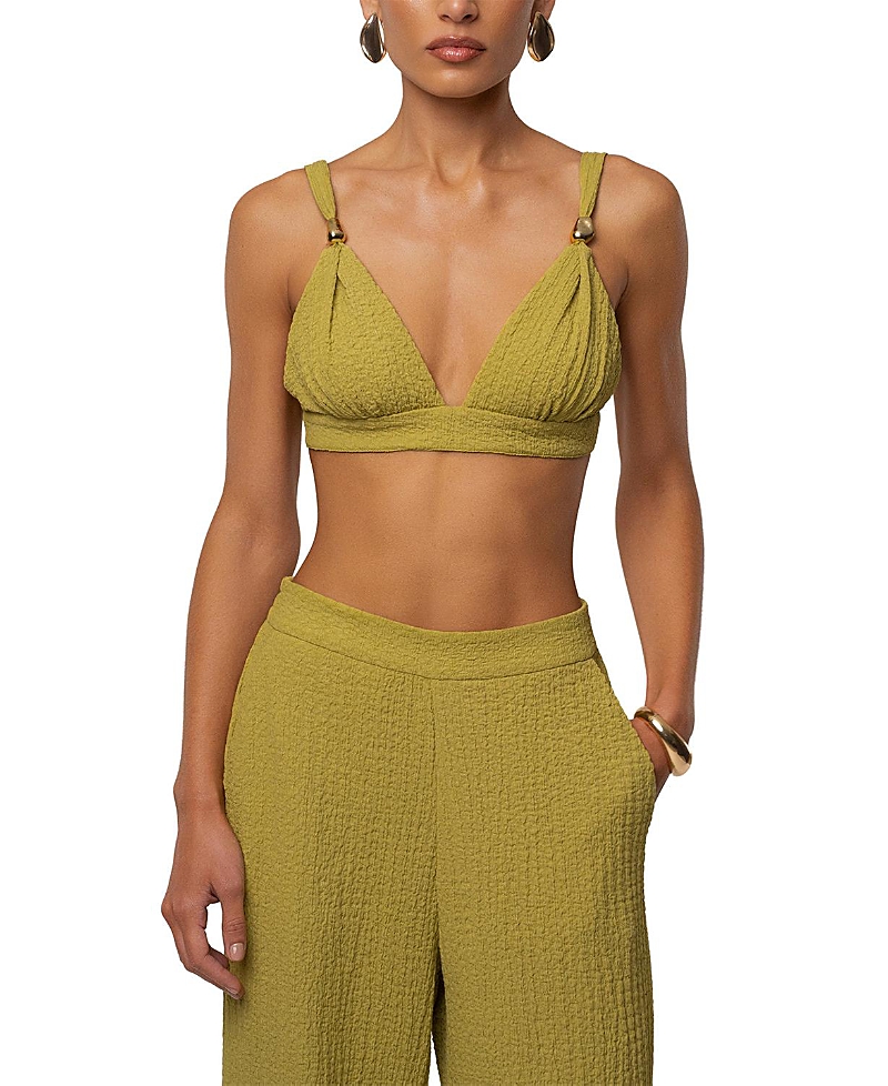 Jluxlabel Dockside Crepe Knit Bralette
