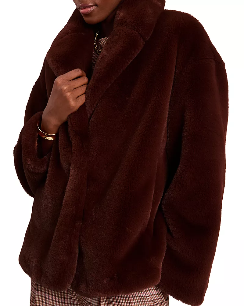 Ted Baker Norinaa Faux Fur Coat