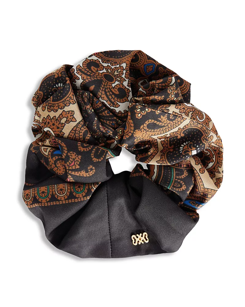 Sandro Scarf Print Scrunchie