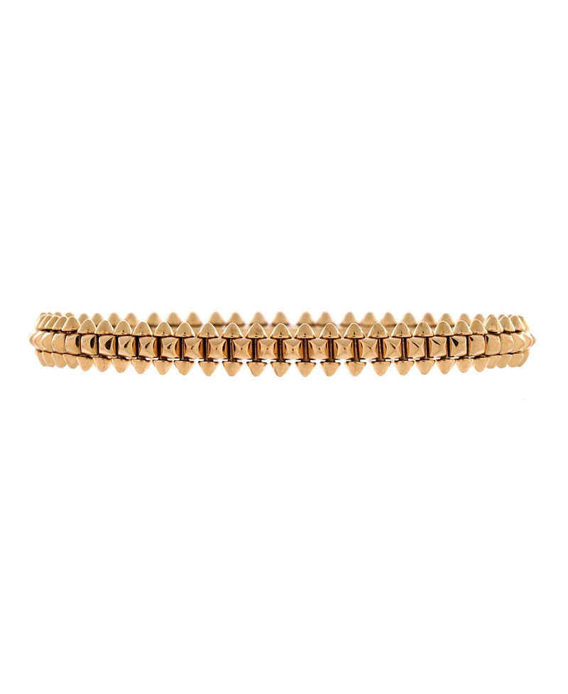 Pre-owned Pre-owned Cartier Cartier Small Clash De Cartier Bracelet 18k Rose Gold In Pink